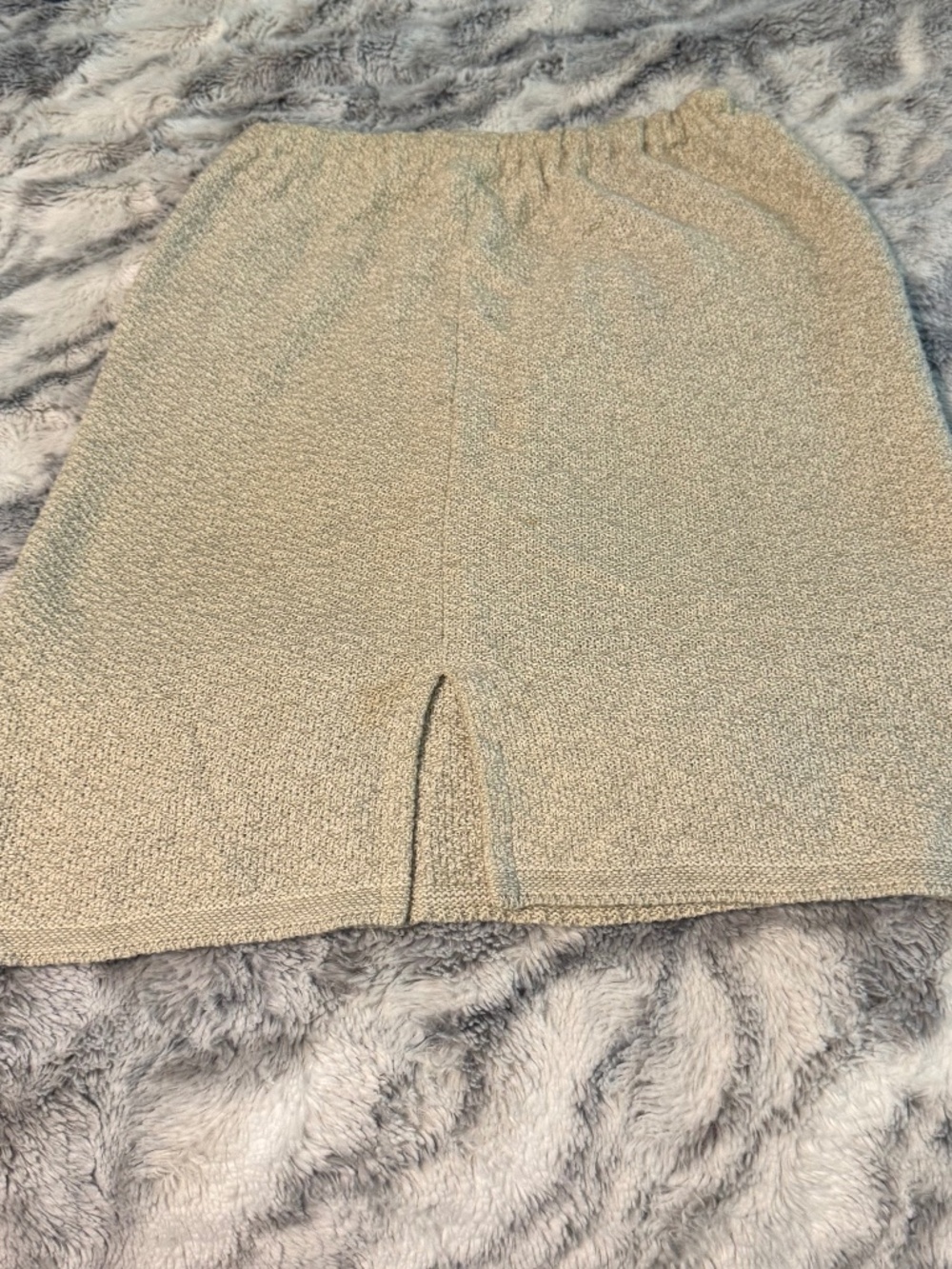 VINTAGE KNIT  MINI SKIRT, 80s, size M - Picture 2 of 10
